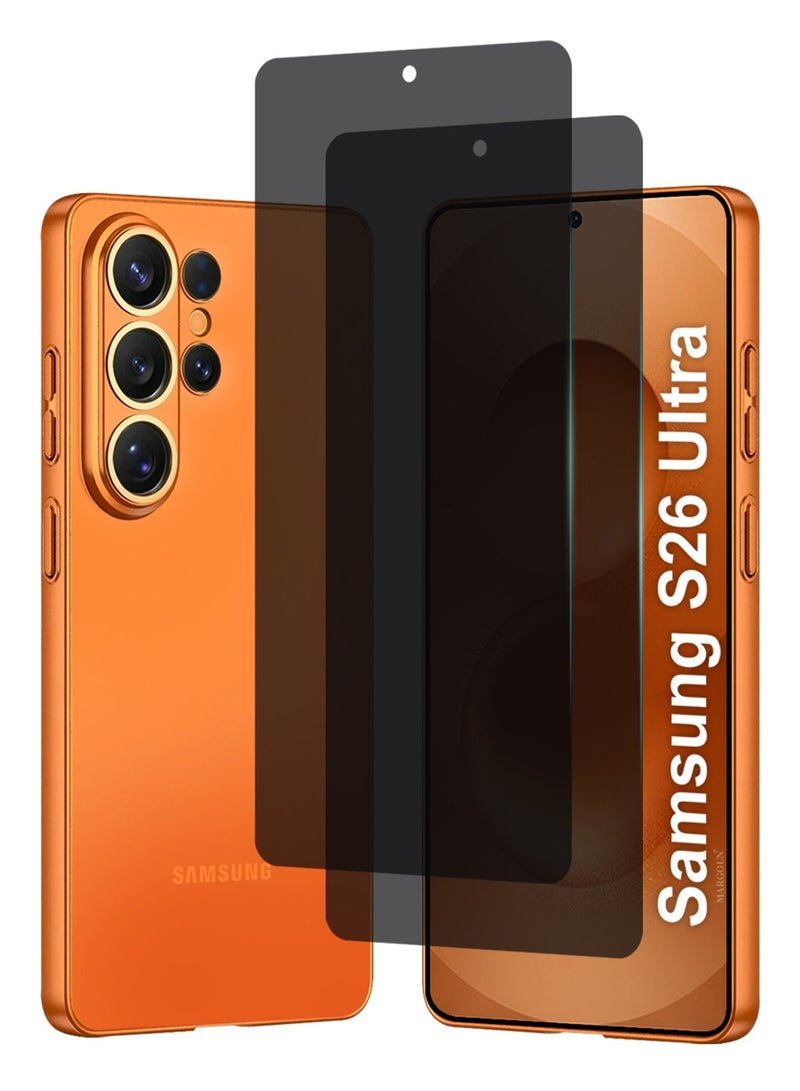 CATANES 2 Pack For Samsung Galaxy S26 Ultra Tempered Glass Screen Protector - Ultra Clear & Scratch Resistant - Bubble-Free Easy Installation- Privacy - Image 1